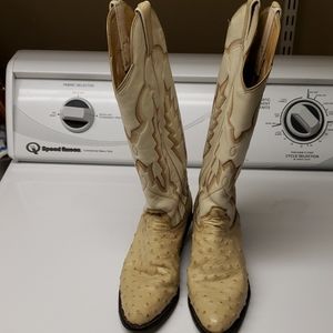 Panhandle Slim Women Ostrich Western Boots 8N